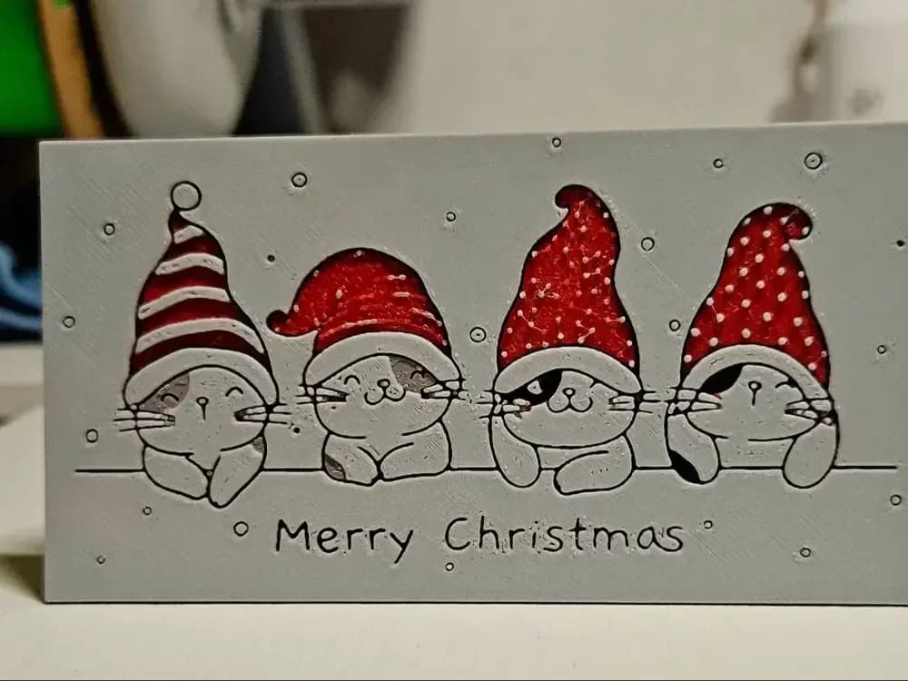 Best Christmas 3D Prints for HueForge: Ornaments, Santa & Holiday Movie Posters