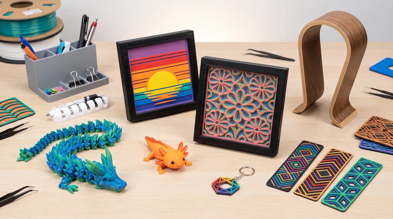 Cool Things to 3D Print: Gadgets, Toys, Gifts, and Filament Art