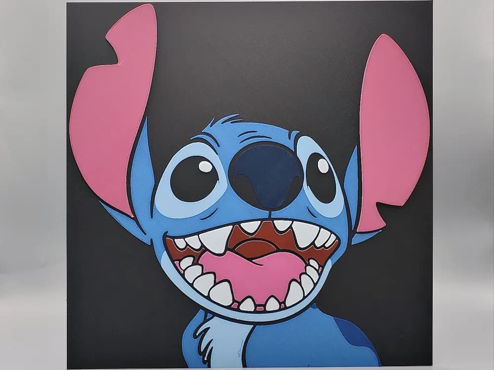 Stitch - Hueforge by Sarge HueForge model: Stitch - Hueforge by Sarge