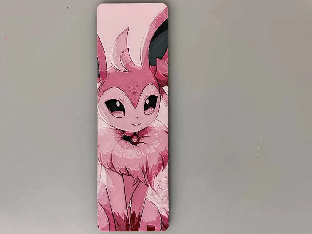 Sylveon - Bookmark by 3djd HueForge model: Sylveon - Bookmark by 3djd