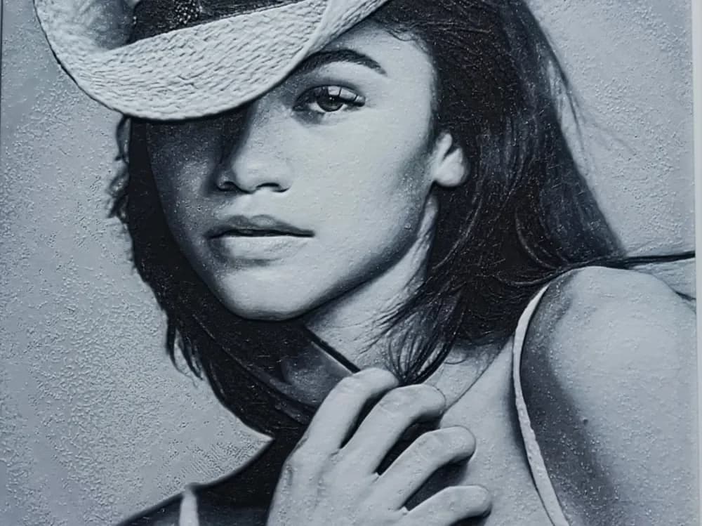 Zendaya HueForge 4 Color by BoDad HueForge model: Zendaya HueForge 4 Color by BoDad