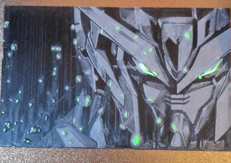 Gundam Front Hueforge by Dakiren HueForge model: Gundam Front Hueforge by Dakiren