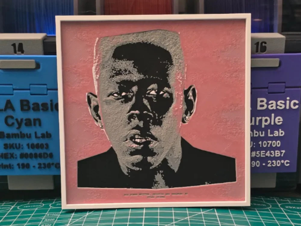 HueForge model: Tyler the Creator "Igor" Album - Hueforge Art by Lumpy3D