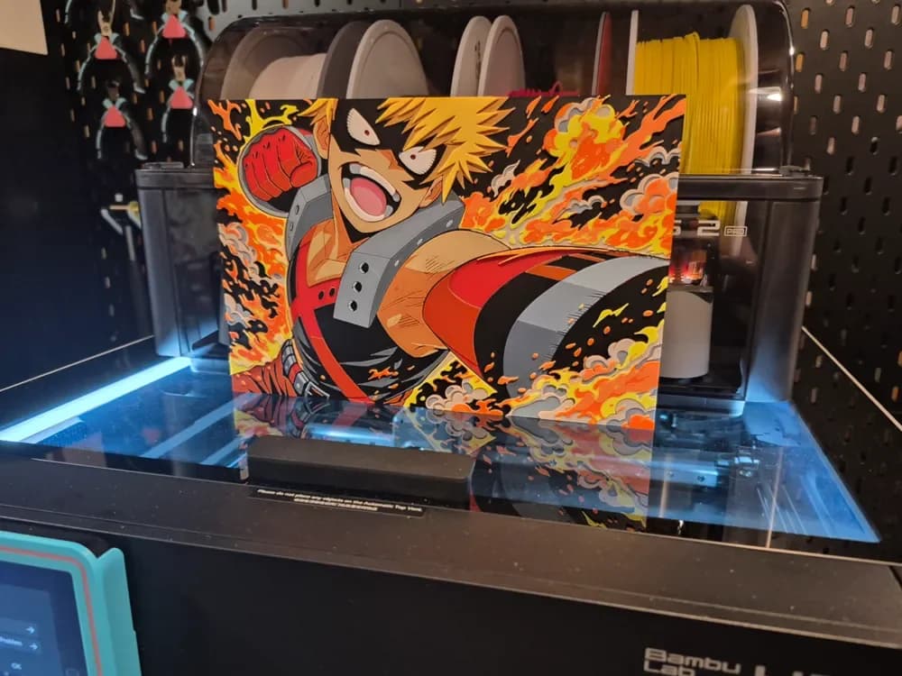 My Hero Academia - Katsuki Bakugo MHA Hueforge by Glitch Kitten HueForge model: My Hero Academia - Katsuki Bakugo MHA Hueforge by Glitch Kitten