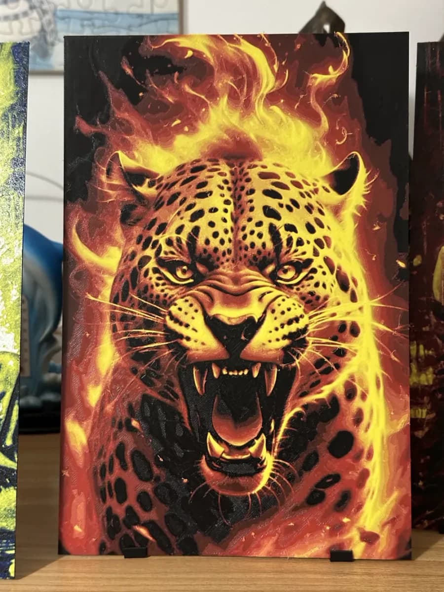 Leopard HueForge Fire 163x245 Leopard HueForge Fire 163x245