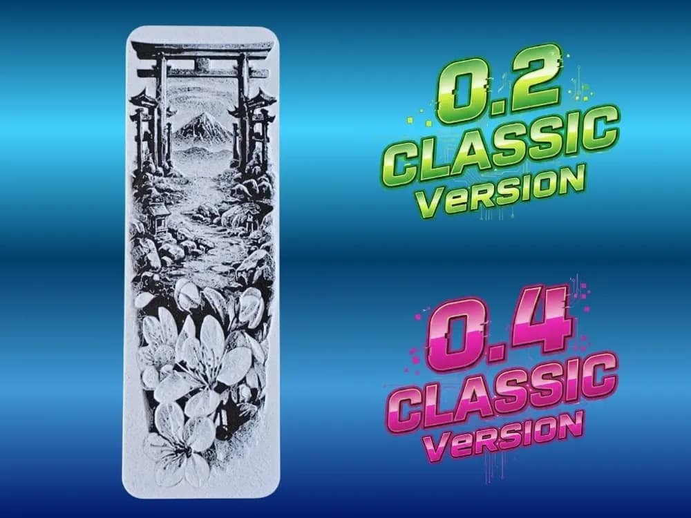 Japan Landscape Bookmark by Atrus Design HueForge model: Japan Landscape Bookmark by Atrus Design