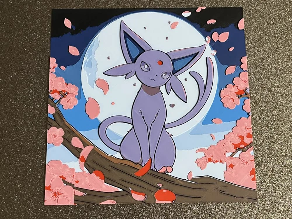 Espeon Pokemon Hueforge Espeon Pokemon Hueforge