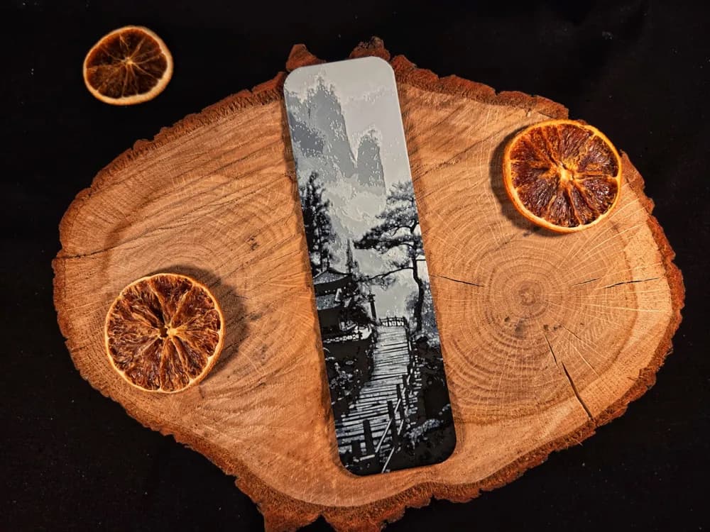 Path to Serenity bookmark by EternalDesigns3D HueForge model: Path to Serenity bookmark by EternalDesigns3D