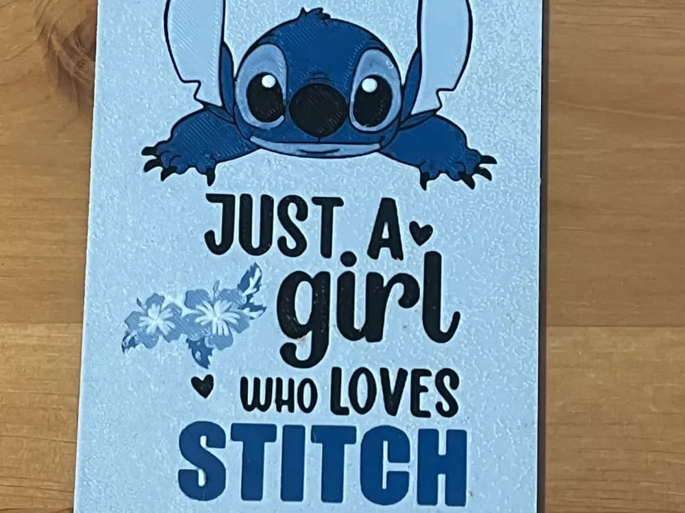 just a girl who loves stitch hueforge by Morganja HueForge model: just a girl who loves stitch hueforge by Morganja