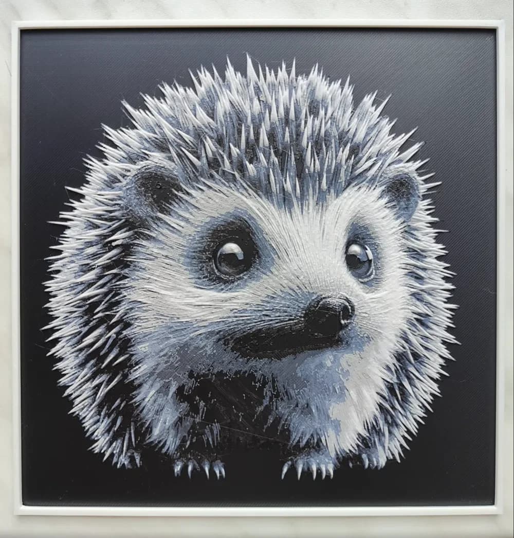 Hedgehog - Hueforge by BeaN HueForge model: Hedgehog - Hueforge by BeaN