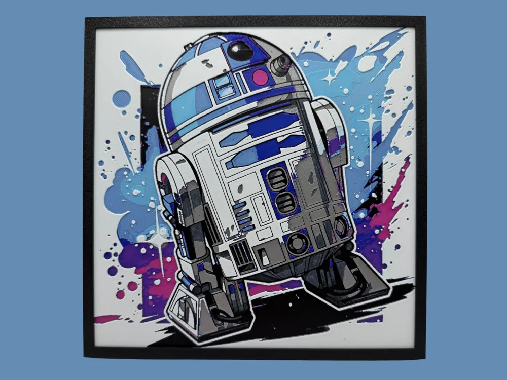 R2D2 - Chibi Edition by Canadian Gamer HueForge model: R2D2 - Chibi Edition by Canadian Gamer