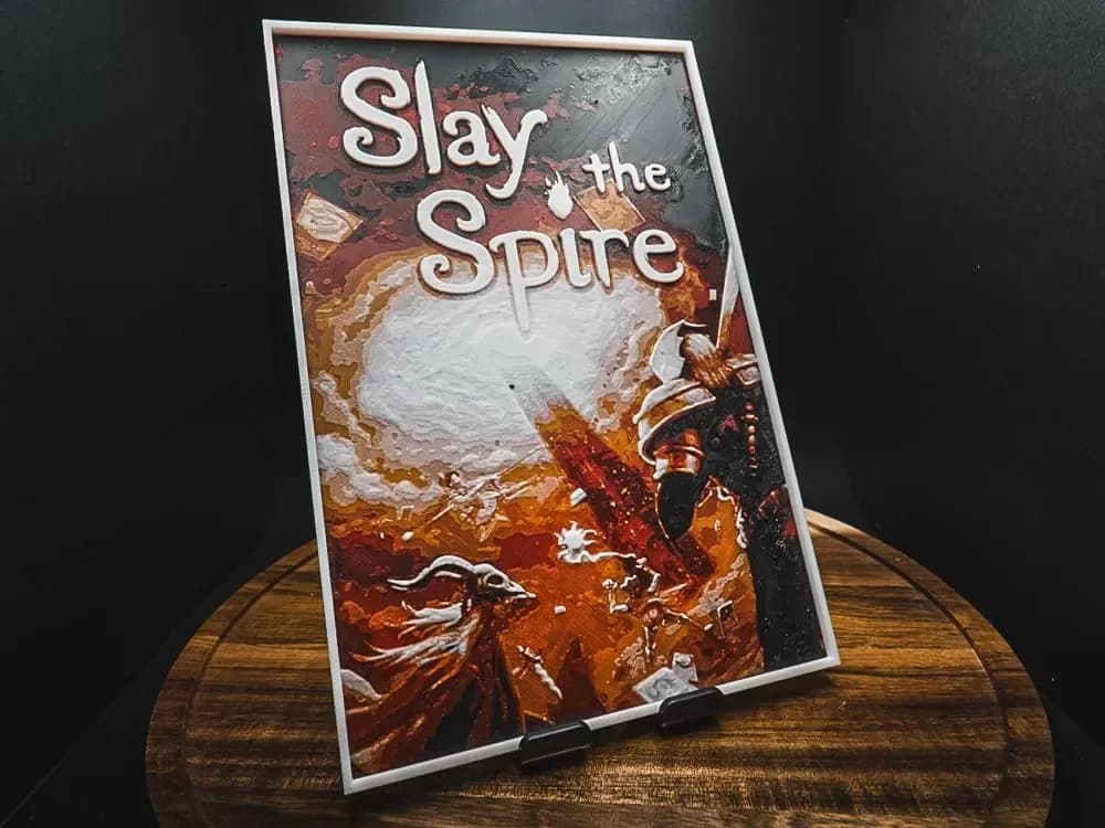 Slay the Spire (Game Poster - HueForge) by HugheCraft HueForge model: Slay the Spire (Game Poster - HueForge) by HugheCraft