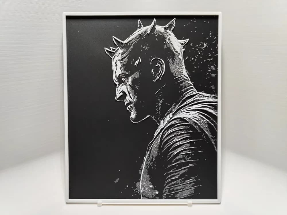 HueForge model: Darth Maul - Hueforge by BeaN