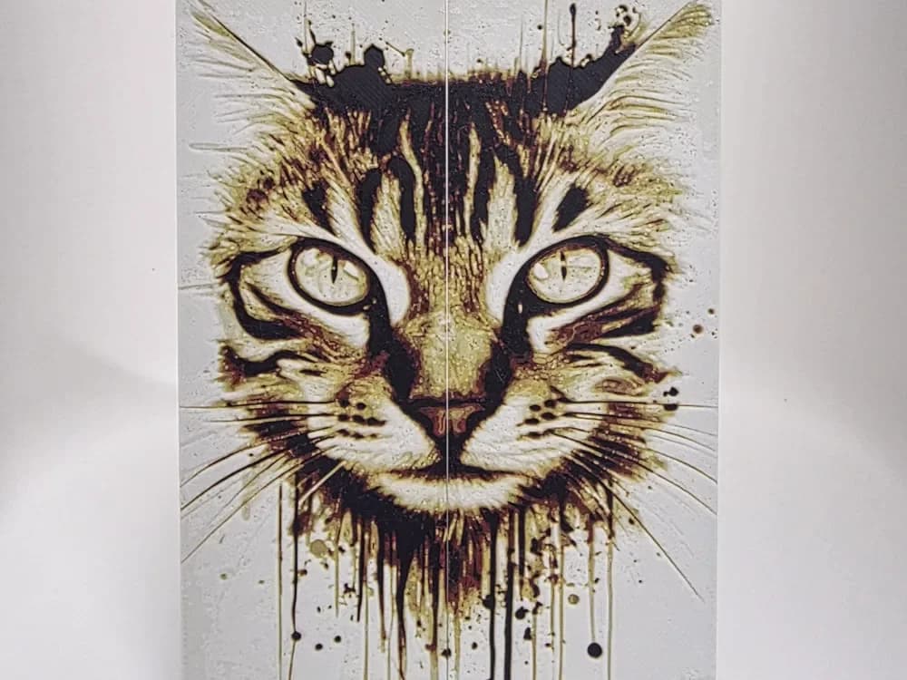 x2 Cat Boomarks by Morganja HueForge model: x2 Cat Boomarks by Morganja