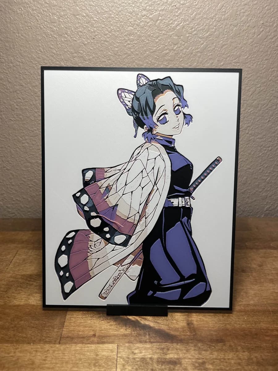 Shinobu - Insect Hashira by Cloudy Nostalgia HueForge model: Shinobu - Insect Hashira by Cloudy Nostalgia