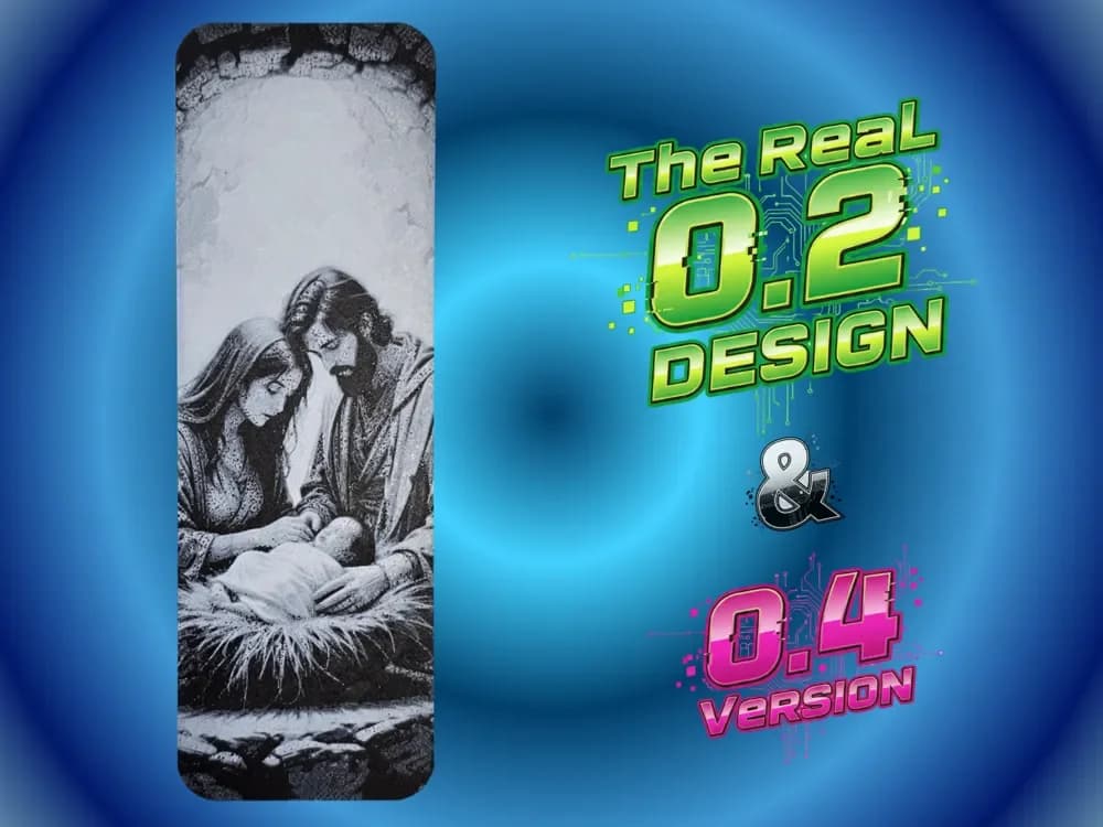 Nativity Jesusrist Bookmark by Atrus Design HueForge model: Nativity Jesusrist Bookmark by Atrus Design