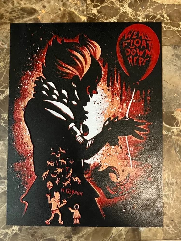 IT (HueForge print) by Houston713Texan HueForge model: IT (HueForge print) by Houston713Texan