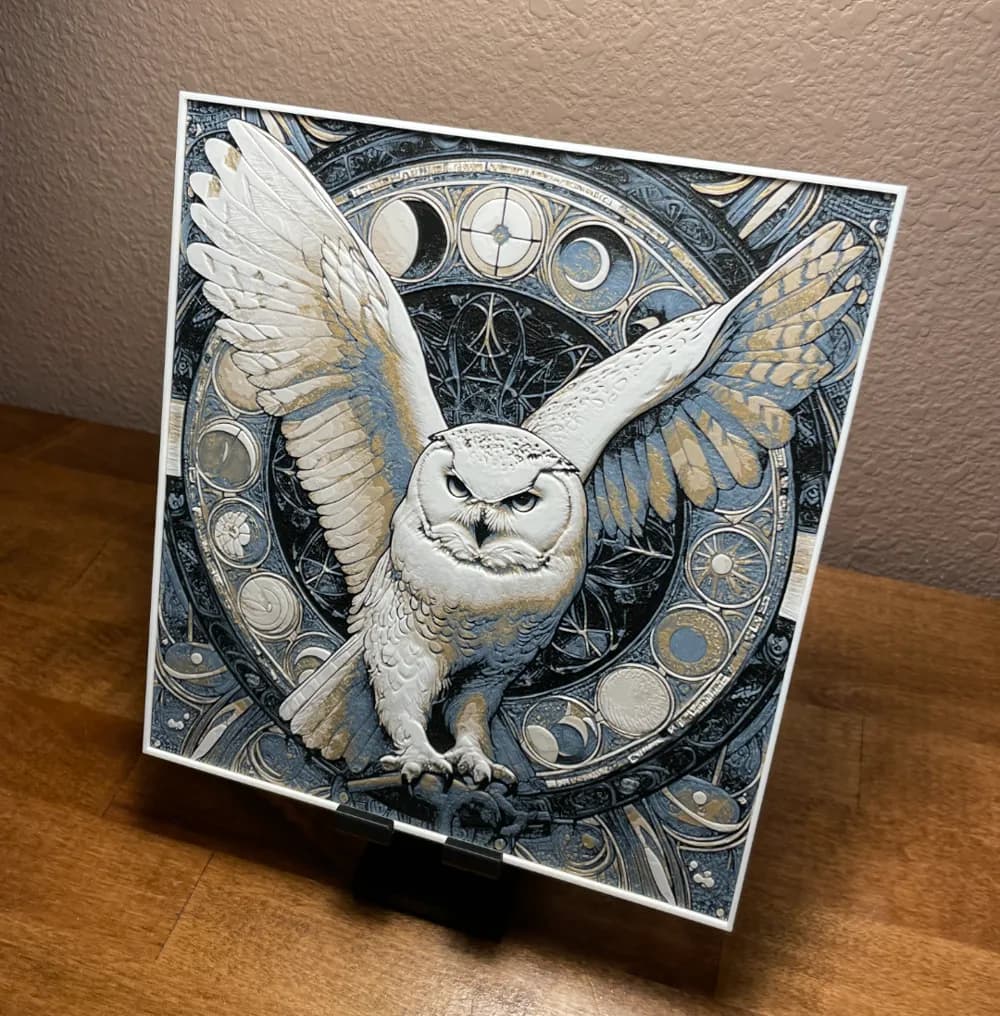 HueForge model: Hueforge - Harry Potter - Hedwig Astronomy by Cloudy Nostalgia