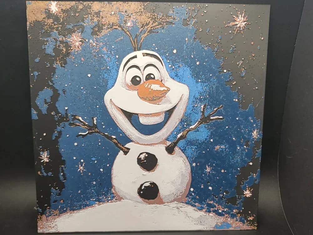 HueForge model: Olaf Inspired Hueforge by the_bearded_jedi