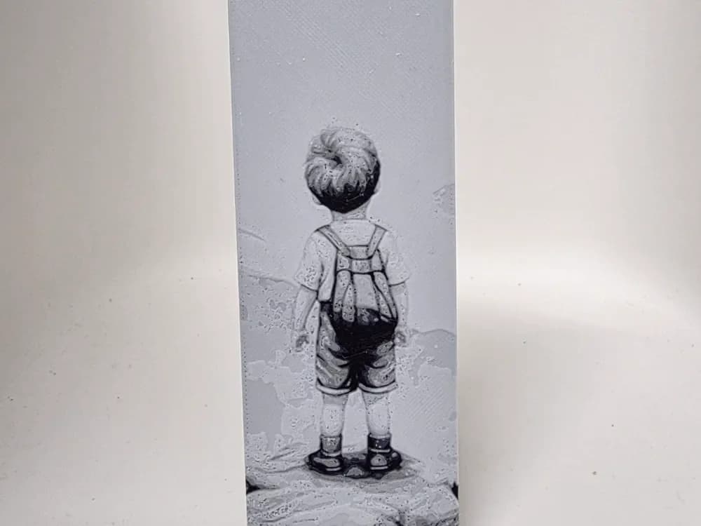 Little Kid Bookmark by Morganja HueForge model: Little Kid Bookmark by Morganja