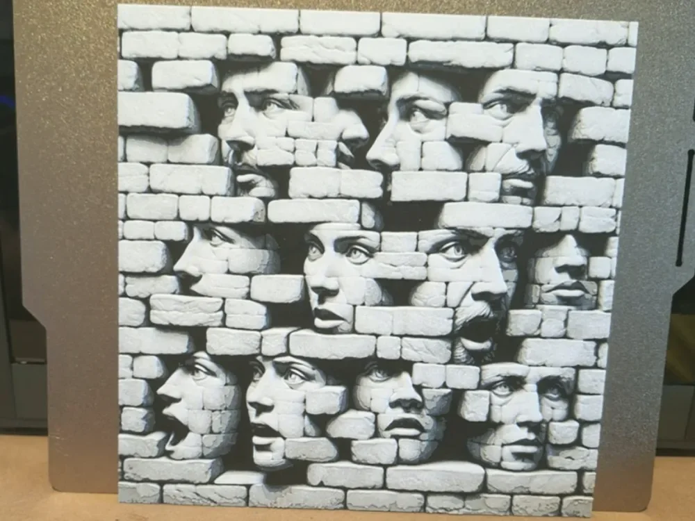 If walls could talk hueforge by 3dGlow HueForge model: If walls could talk hueforge by 3dGlow