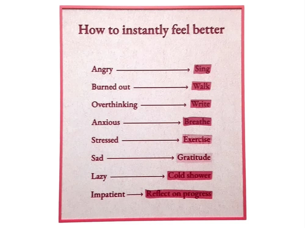 How to Instantly Feel Better Hueforge Motivational by Elsie Moonshadow HueForge model: How to Instantly Feel Better Hueforge Motivational by Elsie Moonshadow