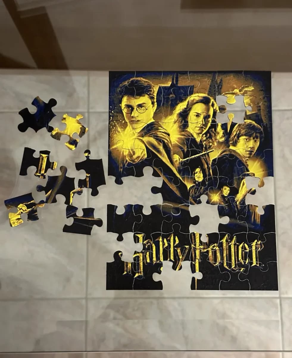 Harry Potter Puzzle print in place by enricoRE HueForge model: Harry Potter Puzzle print in place by enricoRE