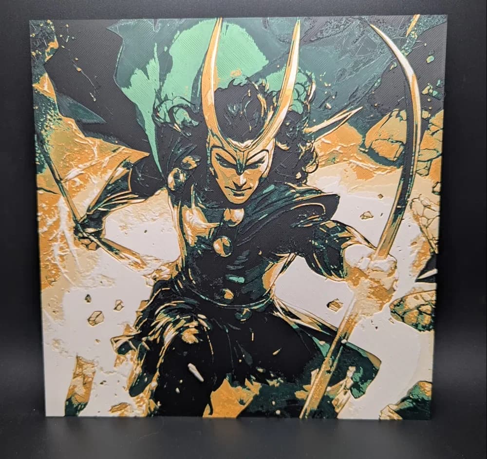 HueForge model: Loki Hueforge by the_bearded_jedi