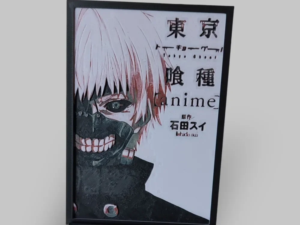 Tokyo Ghoul hueforge by 3DNesy HueForge model: Tokyo Ghoul hueforge by 3DNesy