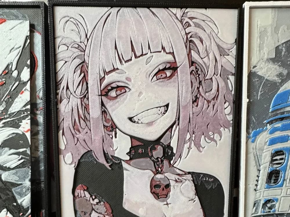 HueForge model: Hueforge of Himiko Toga From My Hero Academia by SBC Creations