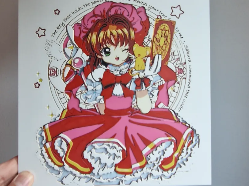 Cardcaptor Sakura Hueforge by Dakiren HueForge model: Cardcaptor Sakura Hueforge by Dakiren