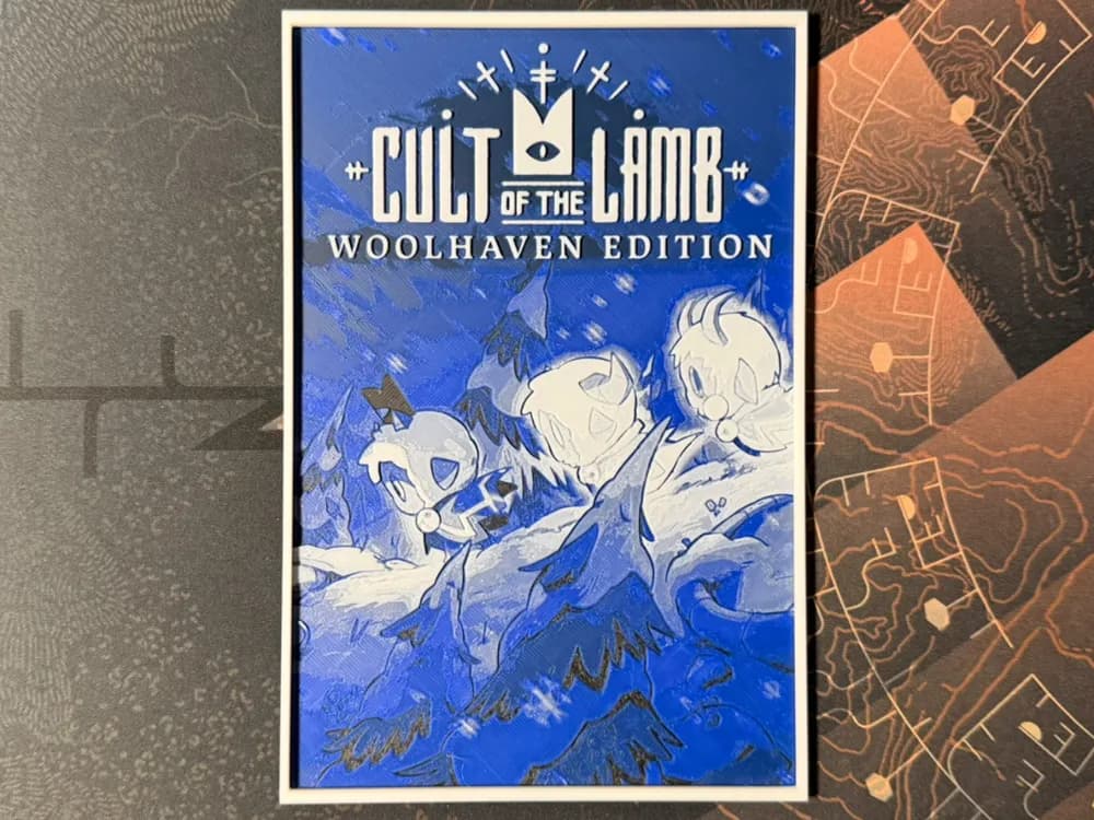 Cult of the Lamb Woolhaven Edition - HueForge by ZorPrime7 HueForge model: Cult of the Lamb Woolhaven Edition - HueForge by ZorPrime7