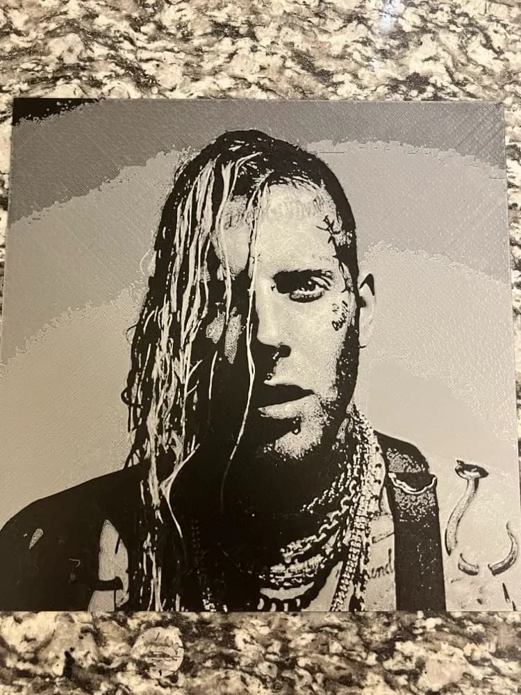 Tom Macdonald Hueforge print by Houston713Texan HueForge model: Tom Macdonald Hueforge print by Houston713Texan