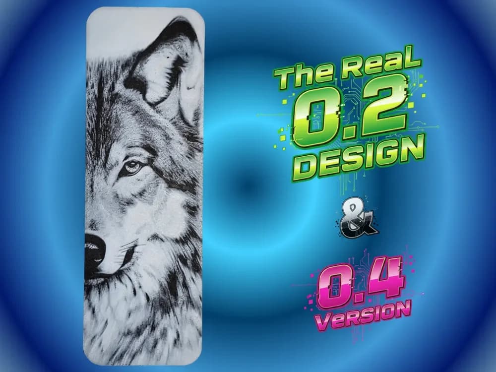 Wolf Bookmark by Atrus Design HueForge model: Wolf Bookmark by Atrus Design