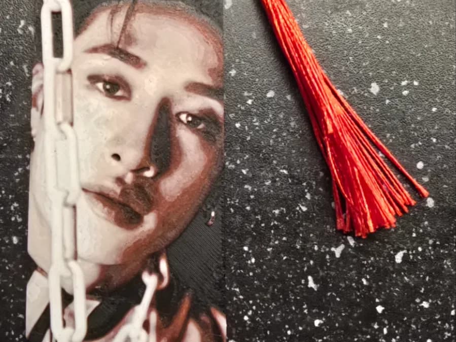Bookmark Bang Chan Stray kids by 3D-Mentiel HueForge model: Bookmark Bang Chan Stray kids by 3D-Mentiel