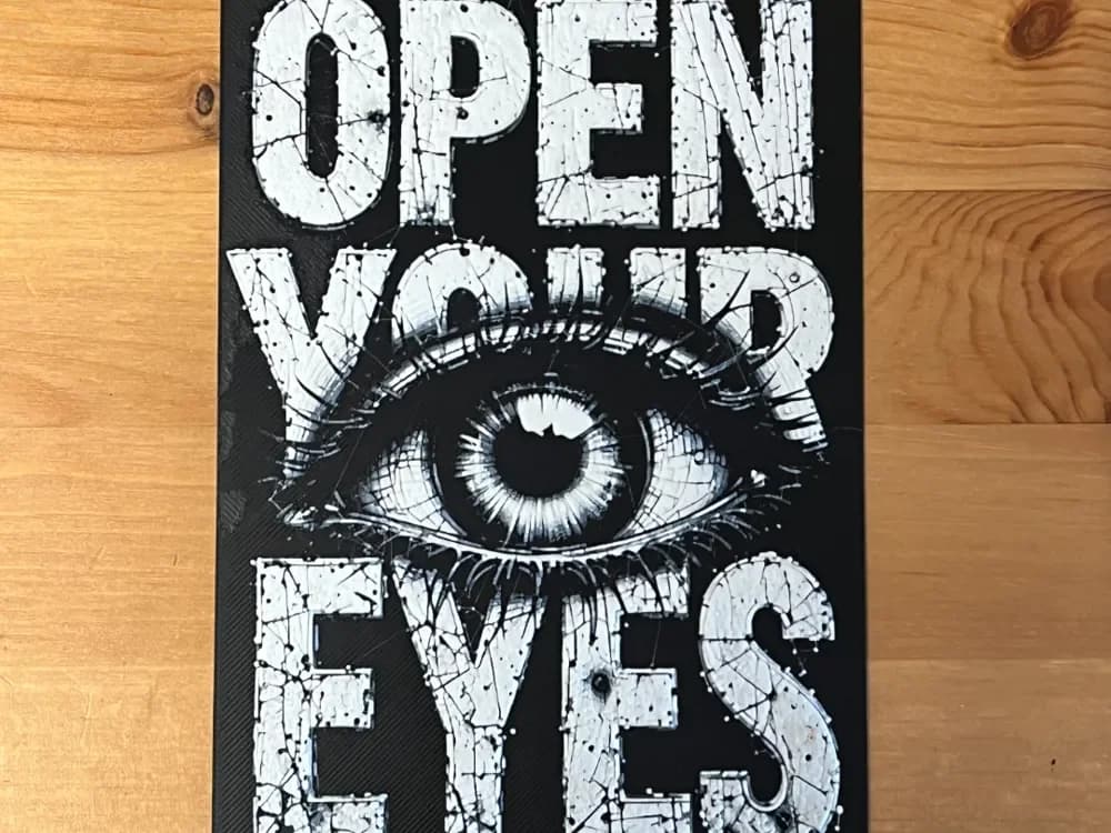 open your eyes hueforge by Morganja HueForge model: open your eyes hueforge by Morganja