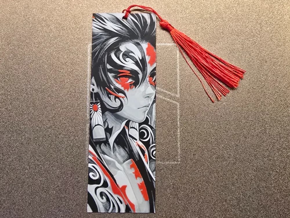 Tanjiro Bookmark by 3D-Mentiel HueForge model: Tanjiro Bookmark by 3D-Mentiel