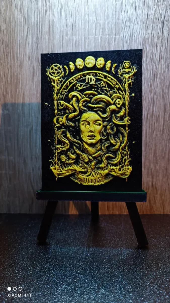 zodiac signs (virgo) hueforge by KO Additive Labo HueForge model: zodiac signs (virgo) hueforge by KO Additive Labo