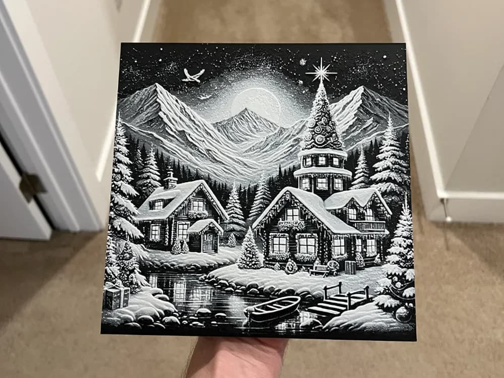 Christmas Cabin Hueforge Christmas Cabin Hueforge