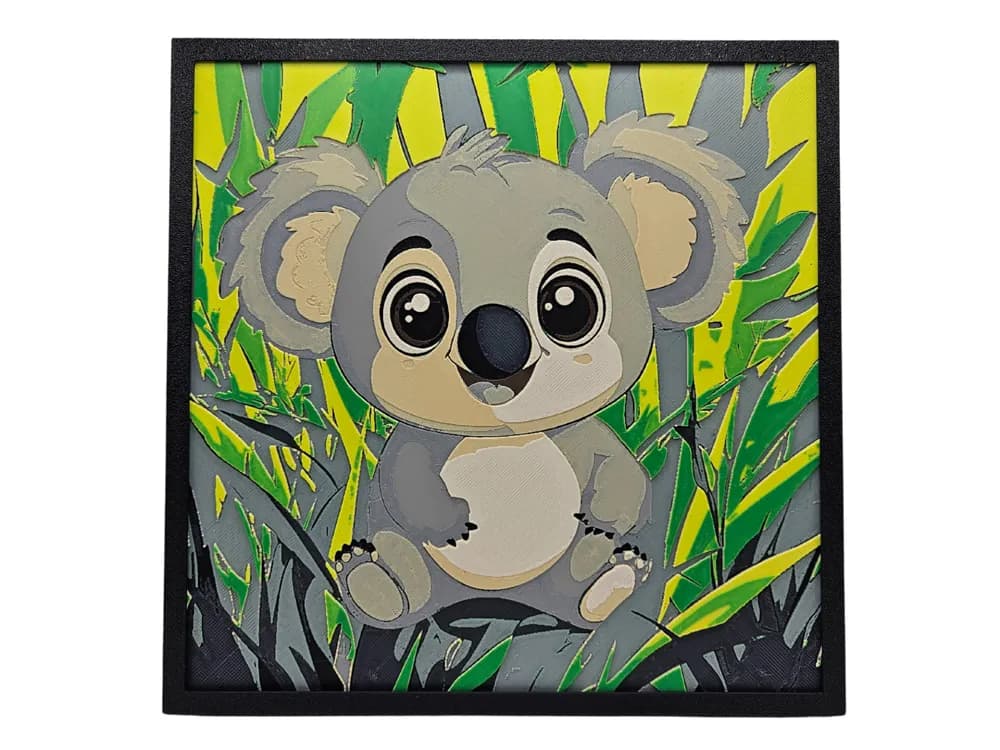 HueForge model: Koala - Adorable Animals Collection by BusyKikiBee