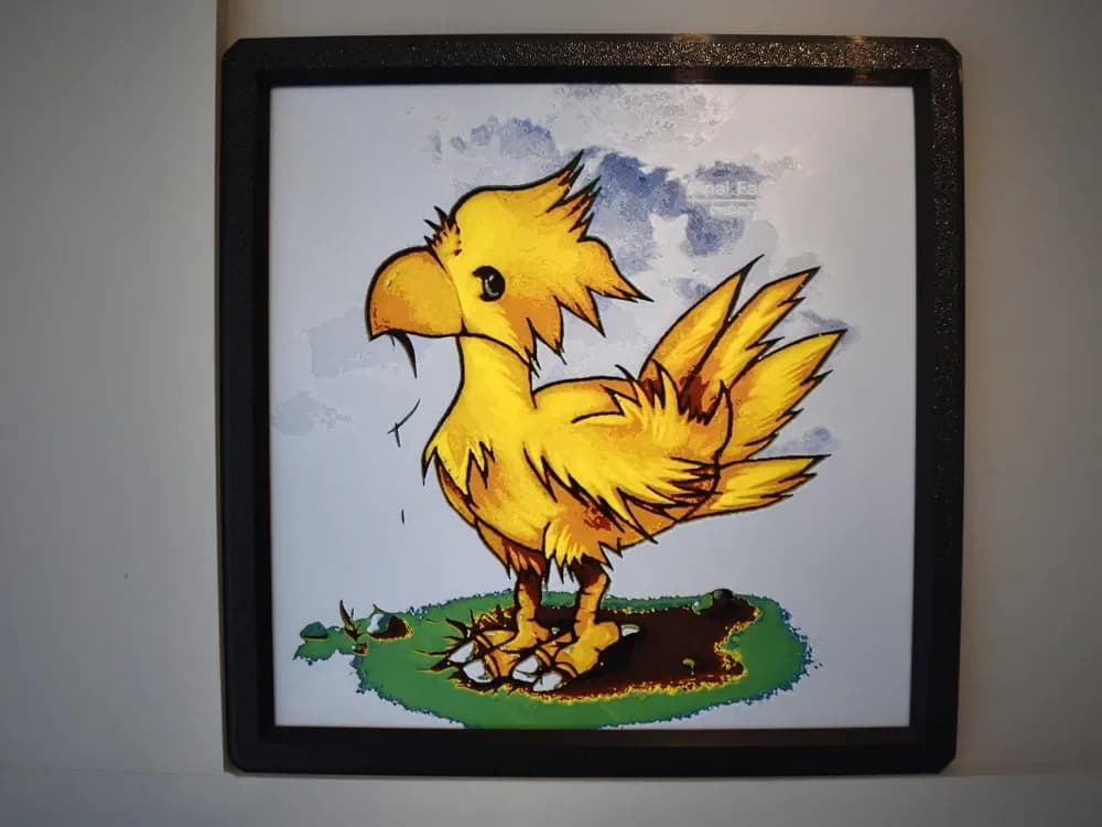 HueForge model: Chocobo Hueforge by Chris B