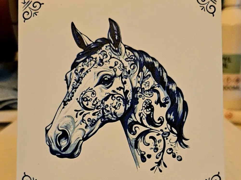 Horse head by Mano's 3d_Art HueForge model: Horse head by Mano's 3d_Art