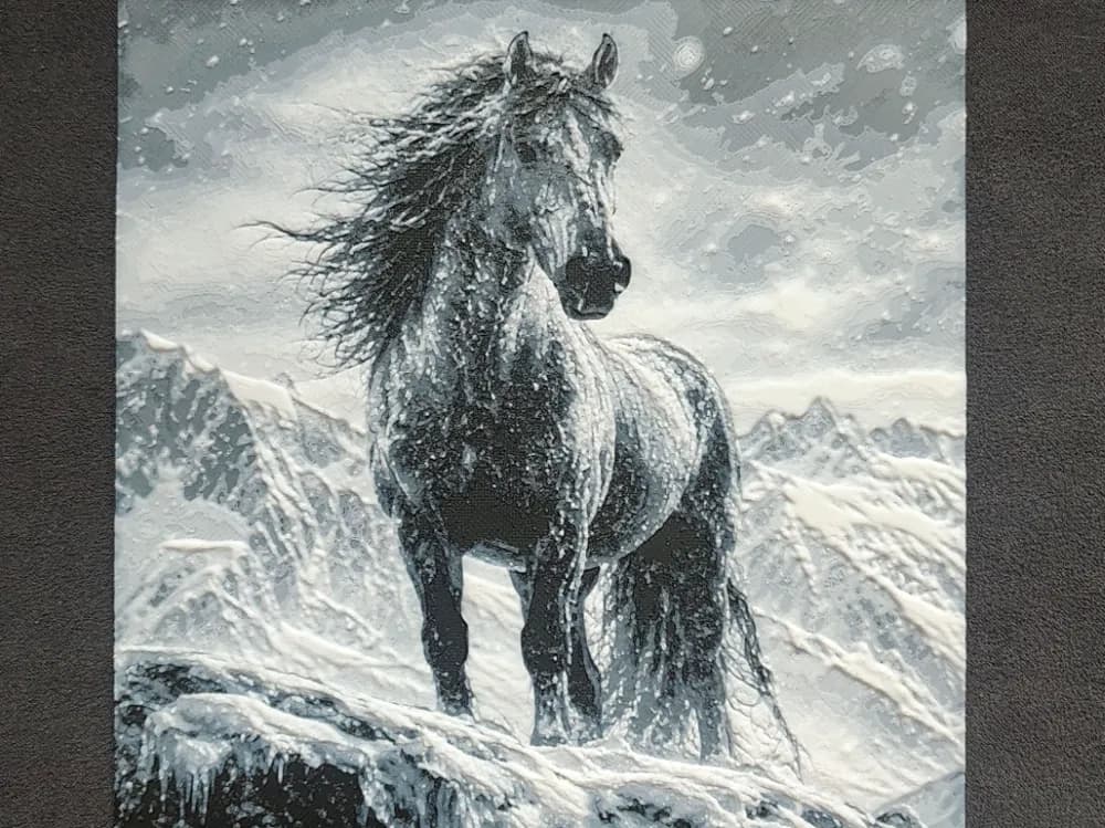 Mountain Horse HueForge by fD.667 HueForge model: Mountain Horse HueForge by fD.667