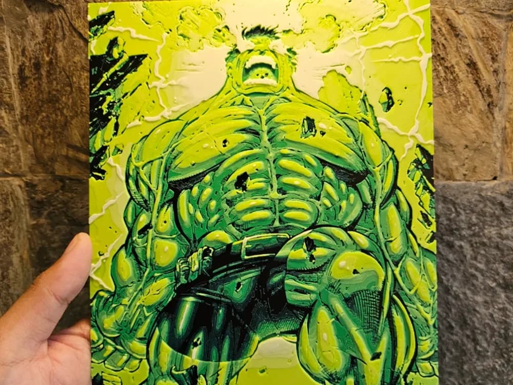 World Breaker Hulk Front Lit version Hueforge by Loki HueForge model: World Breaker Hulk Front Lit version Hueforge by Loki