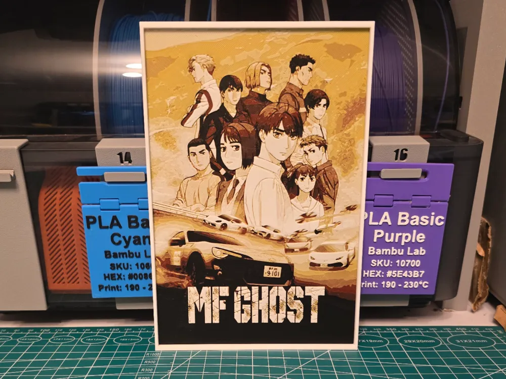 MF Ghost Anime Poster - Hueforge Art MF Ghost Anime Poster - Hueforge Art