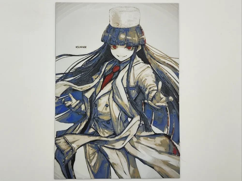 Girlycard from hellsing - hueforge by Altf4-Formation HueForge model: Girlycard from hellsing - hueforge by Altf4-Formation