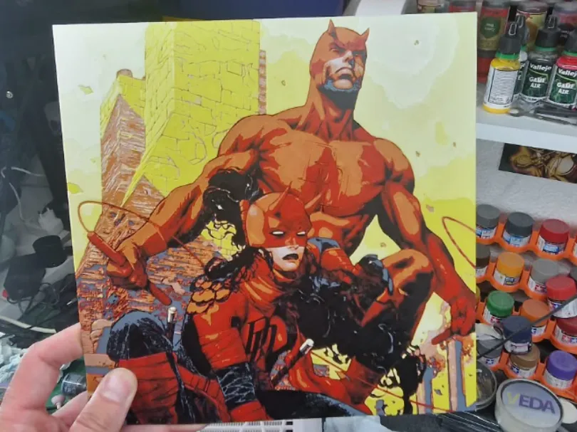 Daredevil & elektra - Marvel Hueforge Daredevil & elektra - Marvel Hueforge