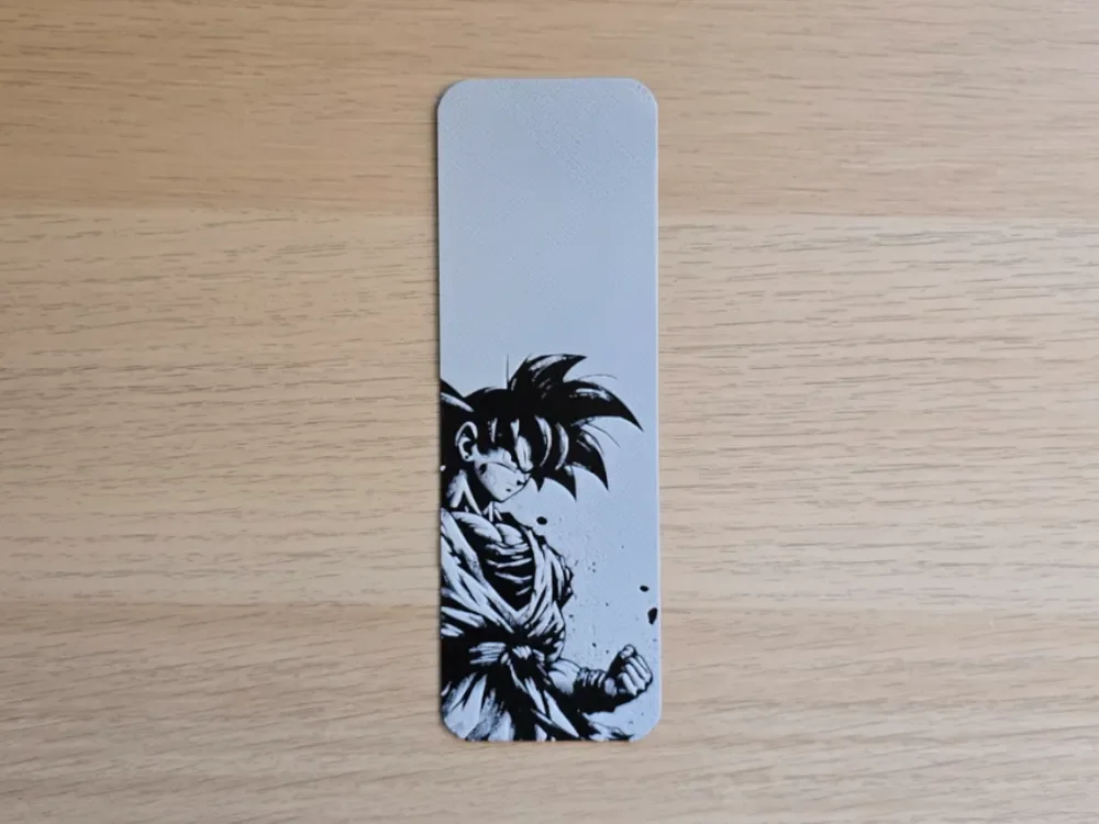 Son Goku Bookmark by Atrus Design HueForge model: Son Goku Bookmark by Atrus Design