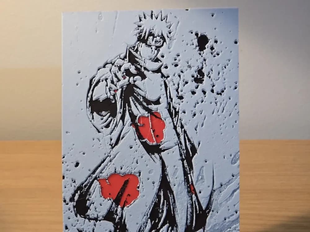 Hueforge - Naruto - Pain 1 by FxD | Function-X-Design HueForge model: Hueforge - Naruto - Pain 1 by FxD | Function-X-Design
