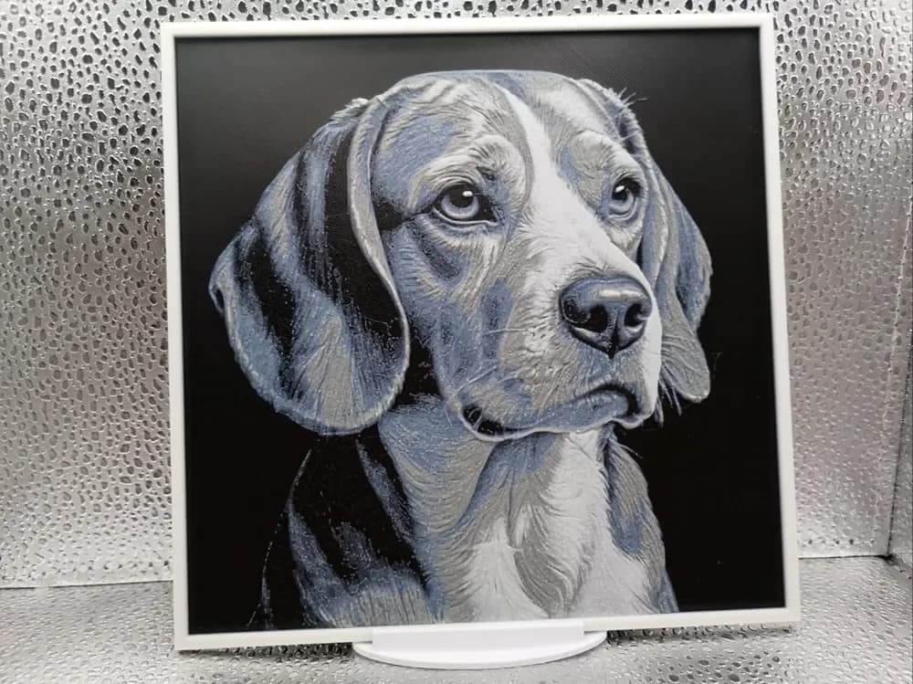 Beagle – Hueforge 3D-Printed Artwork by Borishotch Industries HueForge model: Beagle – Hueforge 3D-Printed Artwork by Borishotch Industries